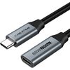Cabletime Extension Cable USB 3.0 Type-C (M) - USB Type-C (F), 5Gbps, 60W, 4K/60Hz, 0.5m Dažādi vadi