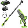 Atzarošanas motorzāģis Greenworks CS1032GA3; 24 V; 10 cm; 1x2,0 Ah akum. Motorzāģi