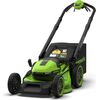 Akumulatora zāles pļāvēja pašgājējs Greenworks LM4602SA1; 48 V; 46 cm (bez akumulatora un lādētāja) Zāles pļāvēji