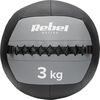 Medicīniskā bumba vingrošanai 3 kg REBEL ACTIVE Pildbumba 