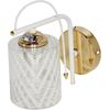 Sienas lampa, 1 kupols,YX9014-1W, 1x60W E27 Klasiskās lampas