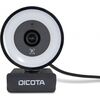 Dicota Webcam Ringlight 5MP black Камеры наблюдения