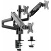 Equip Tischhalterung 17"-27"/3TFT 360° Gasfeder  7Kg Black lite Retail Крепления для телевизоров