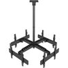 Equip Deckenhalterung 32"-65"/4TFT  30Kg Quad-Screen      sw lite Retail (Speditionsversand) Крепления для телевизоров