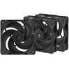 Arctic P12 Pro Reverse 120mm PWM Case Fan Reverse Airflow Black 3-Pack (4895265000713) Korpusu dzesēšana