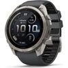 GARMIN Fenix 9 Pro 47mm Solar inReach, Titanium Pebble Gray/Silver Gray sporta pulkstenis Smart-Watch Pulksteņi
