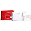 Clarins Set Clarins: Moisture-Rich, Shea Butter, Moisturising, Body Lotion, Body, 200 ml + Jeunesse Des Mains, Softening, Hand Cream, 30 ml + Gommage, Exfoliating, Body Scrub, 30 ml + Clarins, Zippered, GWP Textile Pouch, White For Women Smaržas - NESAKĀRTOTS