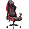 Krzesło biurowe Diablo Chairs Fotel gamingowy materiałowy czarno-czerwony Diablo X-One 2.0 Bloody Mary Small Новости, мебель, дом