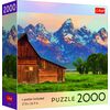 TREFL Пазл с постером Хребет Титон, 2000 шт. Пазлы