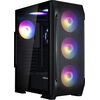 Zalman N7 PLUS V2,  ATX Mid Tower PC Case, 6  x 120mm RGB Fans, 1 x 120mm Fan, Black Datoru korpusi