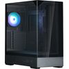 Zalman P40 PRISM PLUS, ATX Mid Tower PC Case, 4  x 120mm ARGB Fans, Black Datoru korpusi