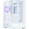 Zalman P40 PRISM PLUS, ATX Mid Tower PC Case, 3  x 120mm ARGB Fans, White Datoru korpusi