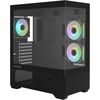 Zalman CHRONIX V2, ATX Mid Tower PC Case, 3 x 120mm ARGB Fans, Black Datoru korpusi