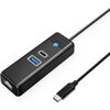 Orico   Orico PW3UR25-C3 3-port USB Hub 1x USB-A 3.0 1x USB-C 3.0 1x RJ45 2.5G Ethernet 0.15 m - Black Jaunumi - Audio-Video