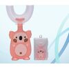 Szczoteczka Do zębów Kiddyz U1 Electric Tooth brush kids 2–6 years U shape soft silicone bristles + Dustproof case Pink (KIDD-U1-PI) Elektriskās zobu birstes, irigatori