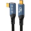 PremiumCord cable USB4™ Version2.0 80Gbps 16K@60Hz 240W Thunderbolt 3 0,8m Новинки Компьютерная техника
