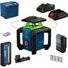 Rotācijas lāzernivelieris ar uztvērēju Bosch GRL18V-4-34CVG; 18 V; 400 m; 1x4,0 Ah akum. + L-Boxx Измерители расстояния, приборы