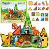 LeanToys Klocki Magnetyczne Konstrukcyjne Dzikie Zwierzęta Dżungla ZOO 27 el. Конструкторы