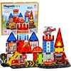 LeanToys Klocki Magnetyczne Konstrukcyjne Baza Strażacka Straż Pożarna 42 el. Конструкторы