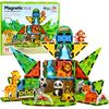 LeanToys Klocki Magnetyczne Konstrukcyjne Dzikie Zwierzęta Dżungla ZOO 52 el. Конструкторы
