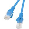Lanberg PCU6-10CC-0200-B networking cable 2 m Cat5e U/UTP (UTP) Blue Сетевые кабели