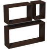 Velano Plauktu kompl. FRS wenge kvadrāts x3 Полки