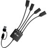 I-TEC USB-C/USB-A Cable HUB 4 port 2x USB-C 3.2 Gen 1 2x USB-A 3.2 Gen 1 Jaunumi - Datori
