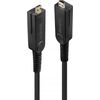 Cable Lindy Fibre Optic Hybrid microHDMI 50m Black Новинки Компьютерная техника