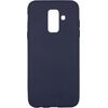Evelatus Samsung  Galaxy A6 Plus 2018 Nano Silicone Case Soft Touch TPU Midnight Blue Neoriģinālie Maciņi