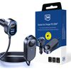 3mk Double Car Charger 135W PD QC PPS USB 2A4C Black/Gray Новинки Компьютерная техника