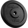 Čuguna atsvaru komplekts 2x15kg, 31mm caurums, klasiskā plāksne, REBEL ACTIVE Hanteles