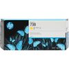 HP 738 (676M8A) Ink Cartridge, Yellow Чернила для принтера