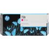 HP 738 (676M7A) Ink Cartridge, Magenta Чернила для принтера