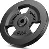 Standarta čuguna Tri Grips svara plāksne 20 kg ar ø31 mm urbumu - Marbo Sport Svaru ripas un stieņi