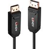 Lindy Fiber Optic Hybrid DisplayPort 2.0 UHBR10 cable (black, 10 meters, AOC cable, 8K 60Hz) Проводa