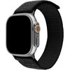 Fixed Sporty Strap for Apple Watch Ultra 49mm 160-210 mm Black Nylon Smart pūlksteņu aksesuāri