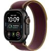 Apple Watch Ultra 4 GPS + Cellular 49mm Black Titanium Case with Burgundy Trail Loop - S/M Smart-Watch Умные часы