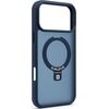 Evelatus Apple  iPhone 18 Pro Shield Case With MagSafe & Stand Matte Ring Navy Blue Чехлы - альтернативные