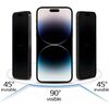 iLike Samsung  GALAXY S24 / S25 Tempered Privacy Glass Black Защитная пленка для экрана