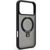 Evelatus Apple  iPhone 18 Pro Shield Case With MagSafe & Stand Matte Ring Black Чехлы - альтернативные
