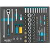 Instrumentu komplekts Hazet 163-138/77; 1/4''; 1/2''; 77 gab. Механические инструменты