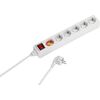 Vivanco extension cord 6 sockets 1.4m, white Jaunumi - Datori