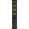 APPLE 49mm Dark Olive Alpine Loop - Medium - Black Titanium Finish Smart pūlksteņu aksesuāri