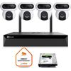 Komplekts Wi-Fi uzraudzības kamerām EZVIZ 4x H90 4MP+4MP Video novērošanas kameras