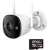 IP kamera Imou bullet 3 5MP Wi-Fi IR30 ar atmiņas karti 256GB Video novērošanas kameras