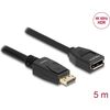 Sistēmas AV signāla pārraides pagarinātājs Delock DELOCK DisplayPort 1.2 4K 60 Hz 5 m Adapteri