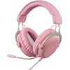 Deltaco Stereo spēļu austiņas ar Klinke, LED, pink Austiņas