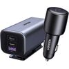 UGREEN 35571-UG Auto lādētājs 1x USB-A + 3x USB-C / melns Telefonu lādētāji 12v Automašīnām