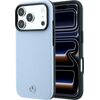 Mercedes Leather Semi Wrap Wood Effect MagSafe Защитный чехол для iPhone 18 Pro Max / 17 Pro Max / синий Чехлы - альтернативные