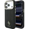 Guess Stripe Peony 4G Logo MagSafe Aizsargapvalks priekš iPhone 18 Pro Max / iPhone 17 Pro Max / melns Neoriģinālie Maciņi